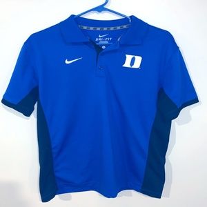 NWOT Nike Duke Blue Devils Dri-Fit Polo Medium